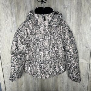 Guess Essie Gummy Animalier Hooded Puffer Jacket